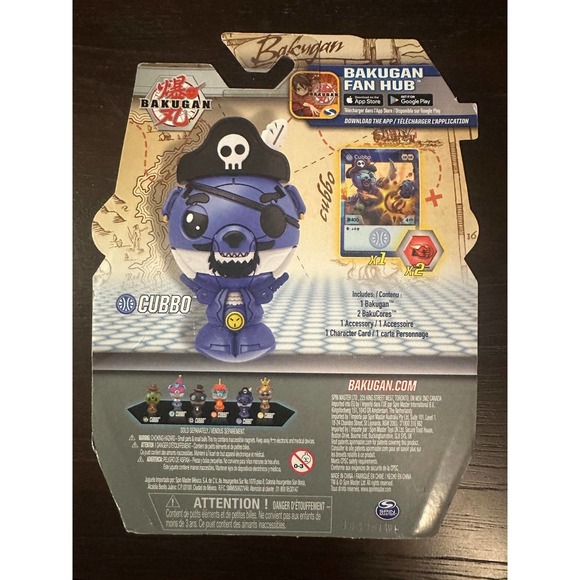 Bakugan Cubbo Pirate NIB - Picture 2 of 2